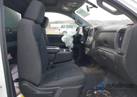 2021 Chevrolet Silverado 1500 2Wd Long Bed Wt из США, поврежденный, VIN 3GCNWAEF8MG438435